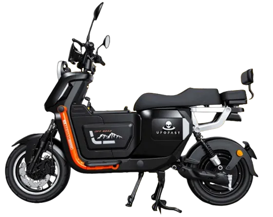 Moto Elétrica UFO U2 1000W Preta/Laranja